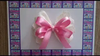 como hacer un moño de listòn #diy #tutorial