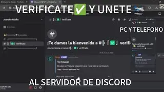 Tutorial de como unirse y verificarse al servidor de discord 😲