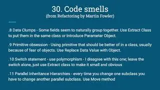 32 Programming concepts to help you write Maintainable Code - Cheat Sheet