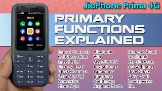 JioPhone Prima 4G all functions explained