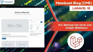 15. Sharing User Access Rights With Middleware - Laravel Blog CMS