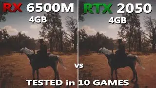 RTX 2050 vs RX 6500M Gaming Benchmark Test in 2024 | Tested in 10 Games | Lenovo LOQ vs MSI Bravo |