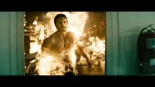 Man of Steel 2013 saving people from fire scene 1080p BluRay