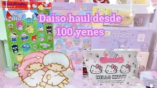 Compras Sanrio en la tienda Daiso