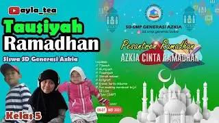 TAUSIYAH RAMADHAN SISWA AZKIA