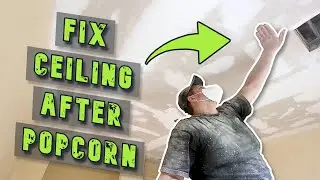 Guaranteed Smooth Ceiling: After Popcorn Removal