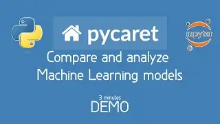 Compare ML Models in few clicks with PyCaret in Python - DEMO