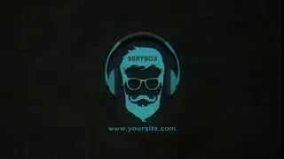 409 v1   Glitch tv noise Logo Reveal intro animation V1