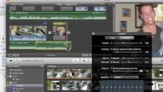 Fade and adjust sound in iMovie '09 or '11