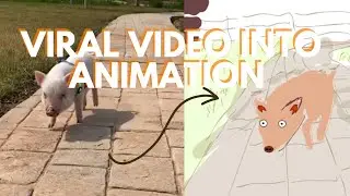 How to Turn A Viral Video In 2022 to an Animation | Adobe Animate For Beginners