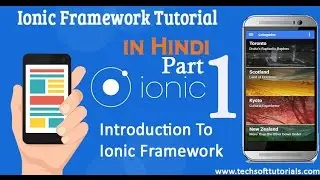 Introduction to Ionic Framework  in Hindi & Urdu Part -1