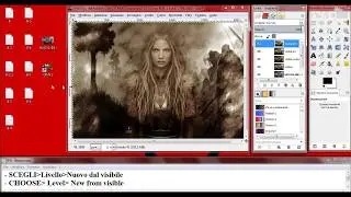 GIMP - Effetto seppia