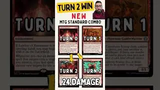 Discover the NEW Turn 2 OTK Combo in MTG Standard! #magicthegathering #mtg #shorts