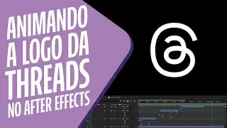 Como animar a logo da Threads no After Effects #threads #aftereffects #motiondesign #logoanimation