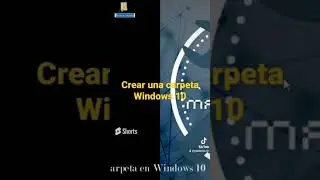 CREAR una CARPETA en WINDOWS 10