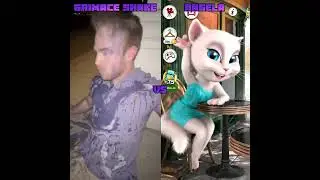Grimace Shake Vs Angela The Singer Who Is Best ? 👌 🤣  