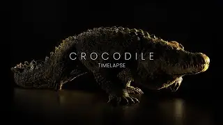 Crocodile - Timelapse [Zbrush]