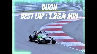 Dijon Prenois : Best Lap Time CATERHAM - 1.23.40 min