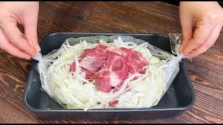 Surprised my husband with a tasty dinner! COOK THIS WAY AND ANY MEAT WILL BECOME GENTLE AND JUICY