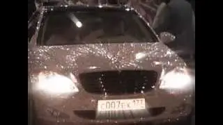 Свадьба на автомобиле Mercedes S221 Swarovski от Компании 