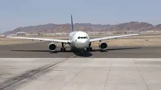 Shaheen Air flight at Madinah Airport