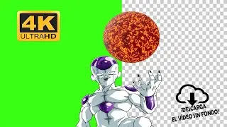Efecto especial bola de energía lava de Freezer green screen 4k ¡Descarga el vídeo sin fondo!