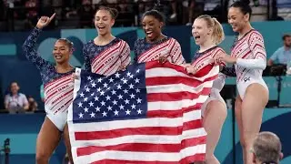 Simone Biles and Team USA reclaim Olympic gold in women's all-around gymnastics final | Sunrise 7467