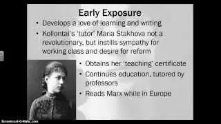 Alexandra Kollontai - Background Part 1