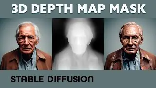 3D Depth map mask Stable diffusion [Tuto Stable Diffusion automatique1111 web ui]