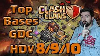 BASES GDC HDV 8, 9 ET 10 (2022/23) INEDITES ET IMBATTABLES | CLASH OF CLANS