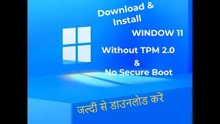 UPDATE & INSTALL WINDOWS 11 || WITHOUT TPM 2.0 & NO SECURE BOOT ||(NO DATA LOSS) BUGS FREE || MORRIS