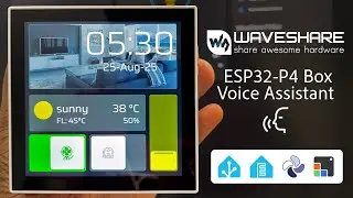 Home Assistant Dashboard + Voice Assistant on 
