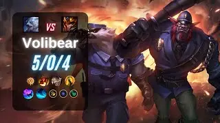 VOLIBEAR JUNGLE vs JARVAN IV - EUW LoL Challenger Patch 14.5