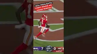 XAVIER WORTHY 🏈 #CHIEFS ROOKIE WR’s FIRST #NFL TOUCHDOWN! 🔥 40-Yd Record Speed 👀 2024 #Highlights