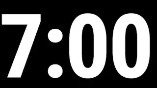 7 Minute Countdown Timer | 7 Minute Timer | 7 Minute Countdown | Alarm Clock | Ambience Sounds