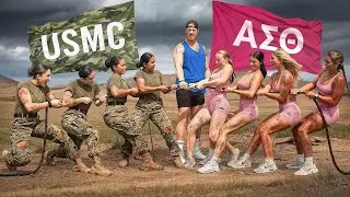 Sorority Chicks Destroyed by US Marines in Fitness Competition