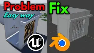 Blender to Unreal Engine Model Bug and Problem Fix Easy Way Blender Model Bug Fix for UE4 