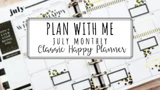 PLAN WITH ME | JULY MONTHLY | 2020 Wild Styled