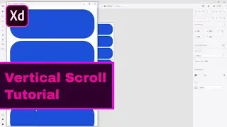 How to make vertical scroll   Adobe XD