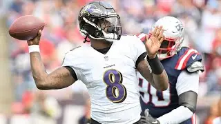 Lamar Jackson 5 TOUCHDOWNS | Week 3 Ravens vs Patriots