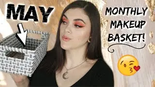 MAY MAKEUP BASKET! SHOPPING MY STASH!