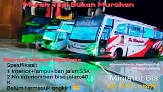 UNBOXING|Miniatur Bus Cuma Harga 50 Ribu!!!😱