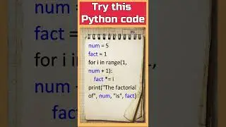 4 - Try this Python Code | Python for Beginners | Interview Questions for freshers | Python Coding