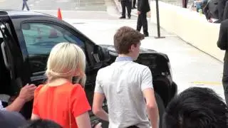 Ricky Garcia and Chloe Lukasiak at Goosebumps Premiere at Regency Village Theatre in Westwood