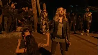 The 100 Season 5 Trailer Preview : Clarke and Bellamy Reunite in Behind-the-Scenes Photos