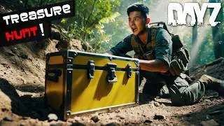 💰 Digging Up Other Players' Treasure in DayZ! 🗺️ | DayZ English