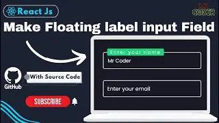 Input Field Text Animation in React Js | Floating  Input Label
