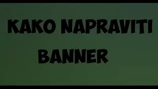 Kako napraviti MC banner SpeedArt (PHOTOSHOP CS6 )