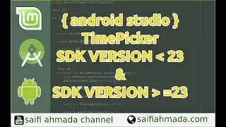 [android studio] make TimePicker Component Project