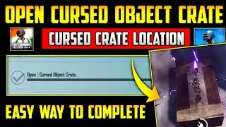 Open 1 Cursed Object Crate 🔥 Open 1 Cursed Object Crate In Bgmi & Pubg Mobile